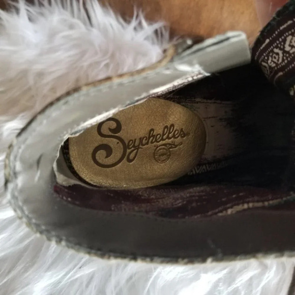 Seychelles Shenanigans Leather Lace Up Platform Booties 7 - Picture 12 of 13